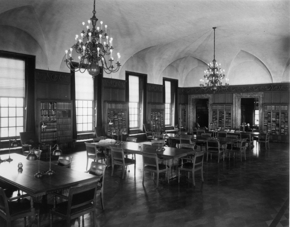 Library 2nd Floor Welch Hall 1954