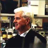 gunter blobel in his lab