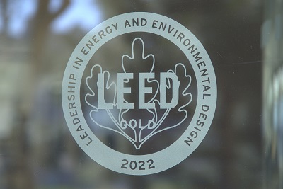 photo of LEED gold seal
