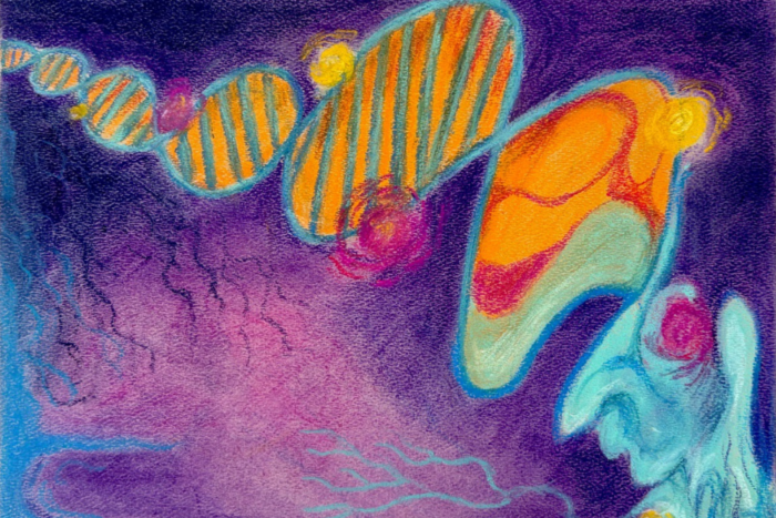 An artistic rendition of Mtb transcription. (credit: Andrew Tivon)