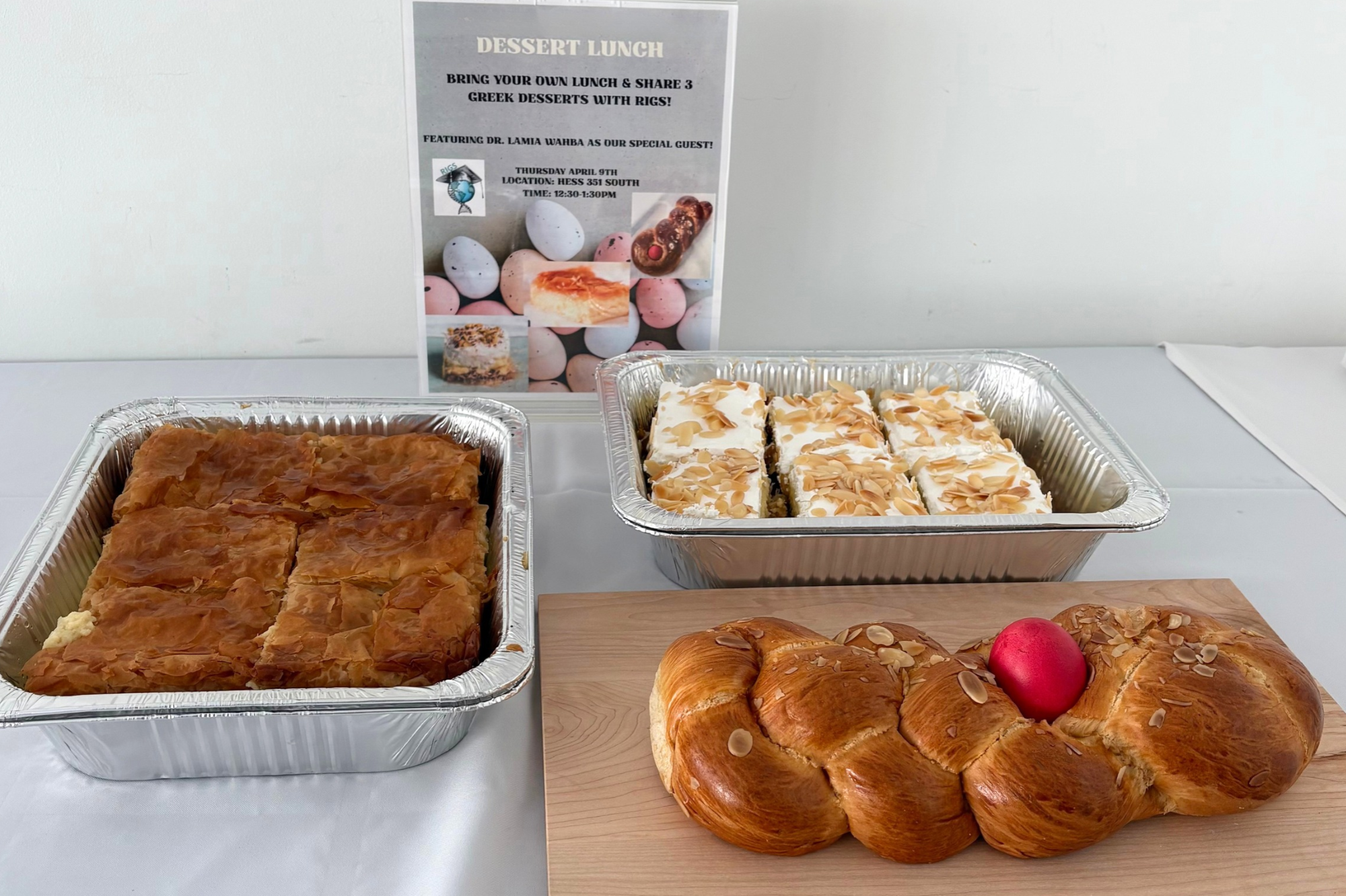 an array of pastries