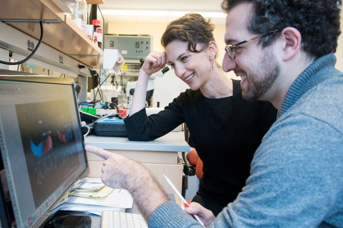 Vanessa Ruta and Raphael Cohn in Ruta Lab