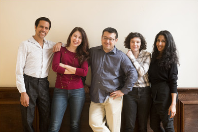 Lab members at Rockefeller University