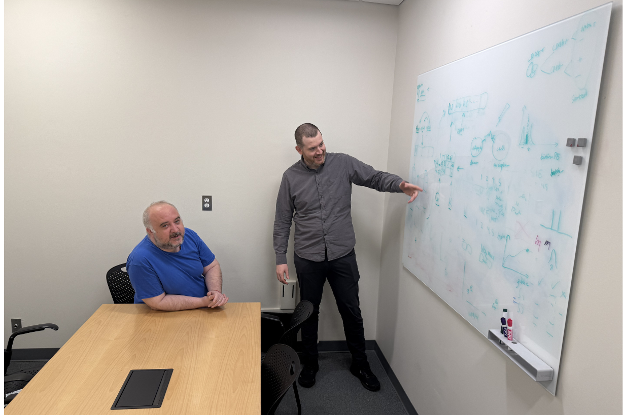 BRC at board for class