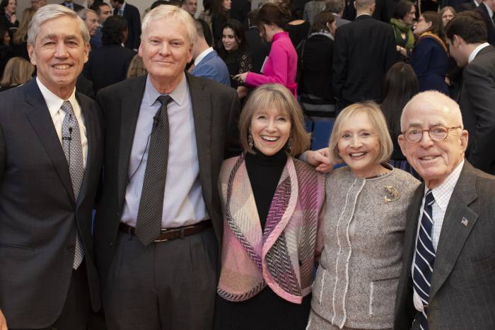 Rick Lifton, Mike Young, Laurel Eckhardt, and Pat and John Rosenwald