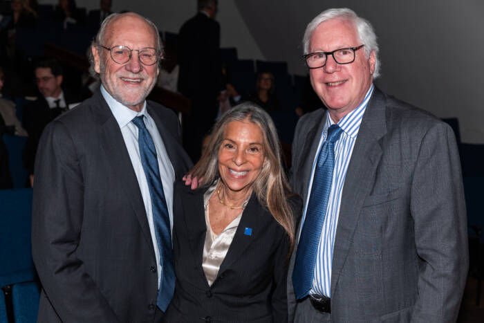 Jon Corzine, Sharon Corzine, and John Shapiro