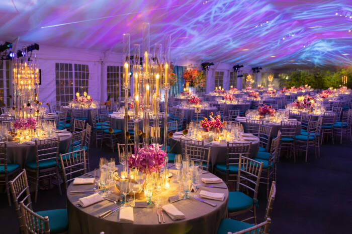 Dinner in the Tented Esplanade