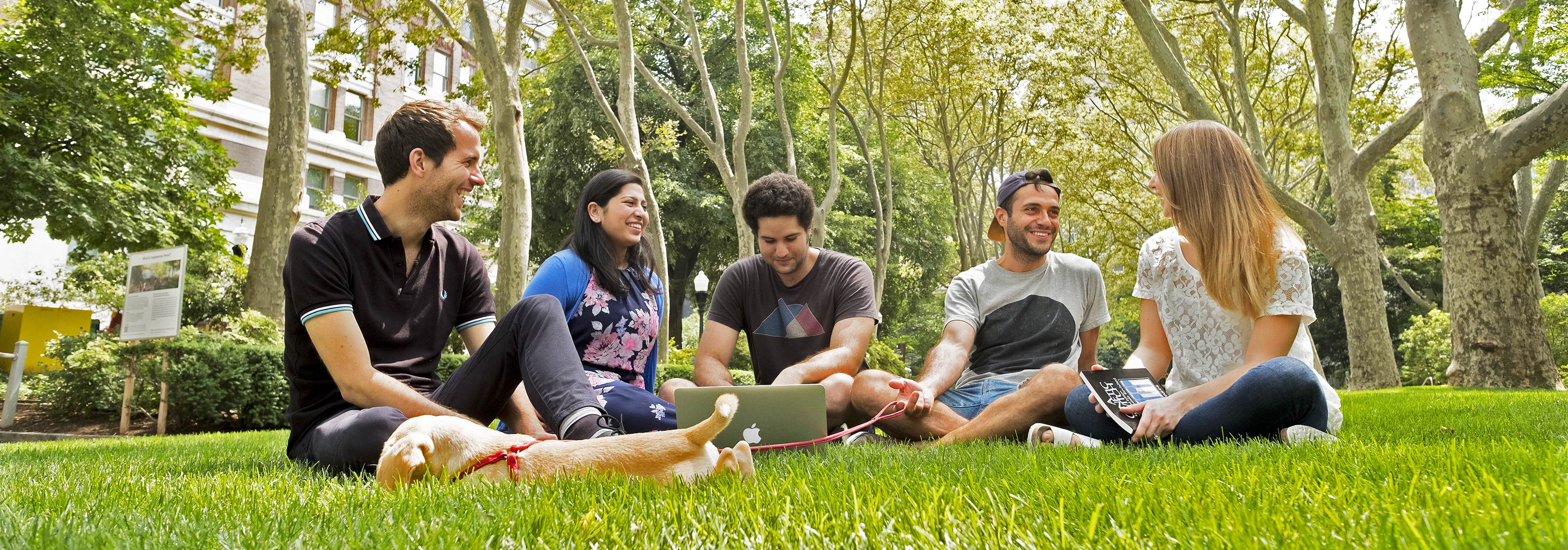 Students on North Campus