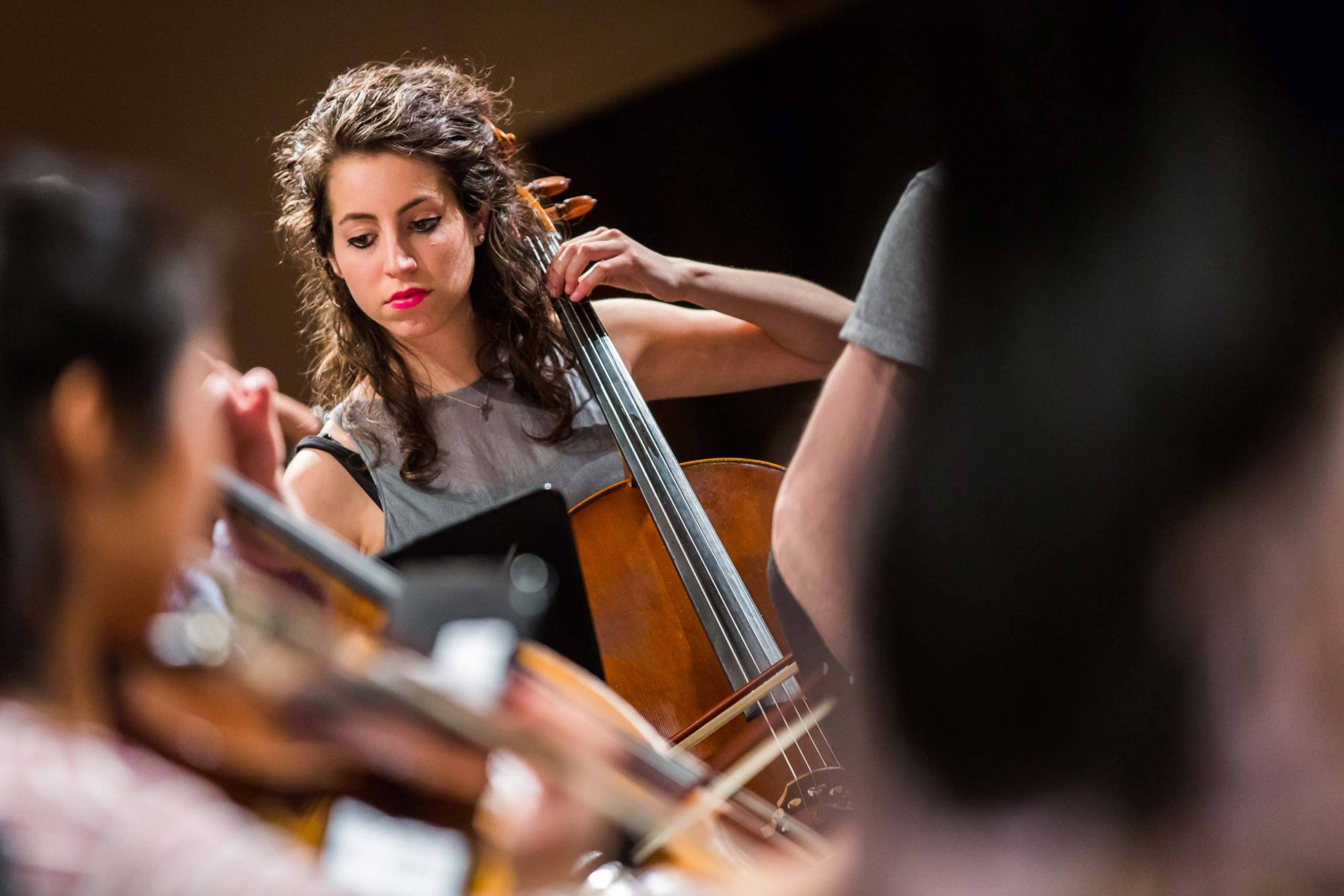 Weill Cornell Music and Medicine Orchestra rehearsal