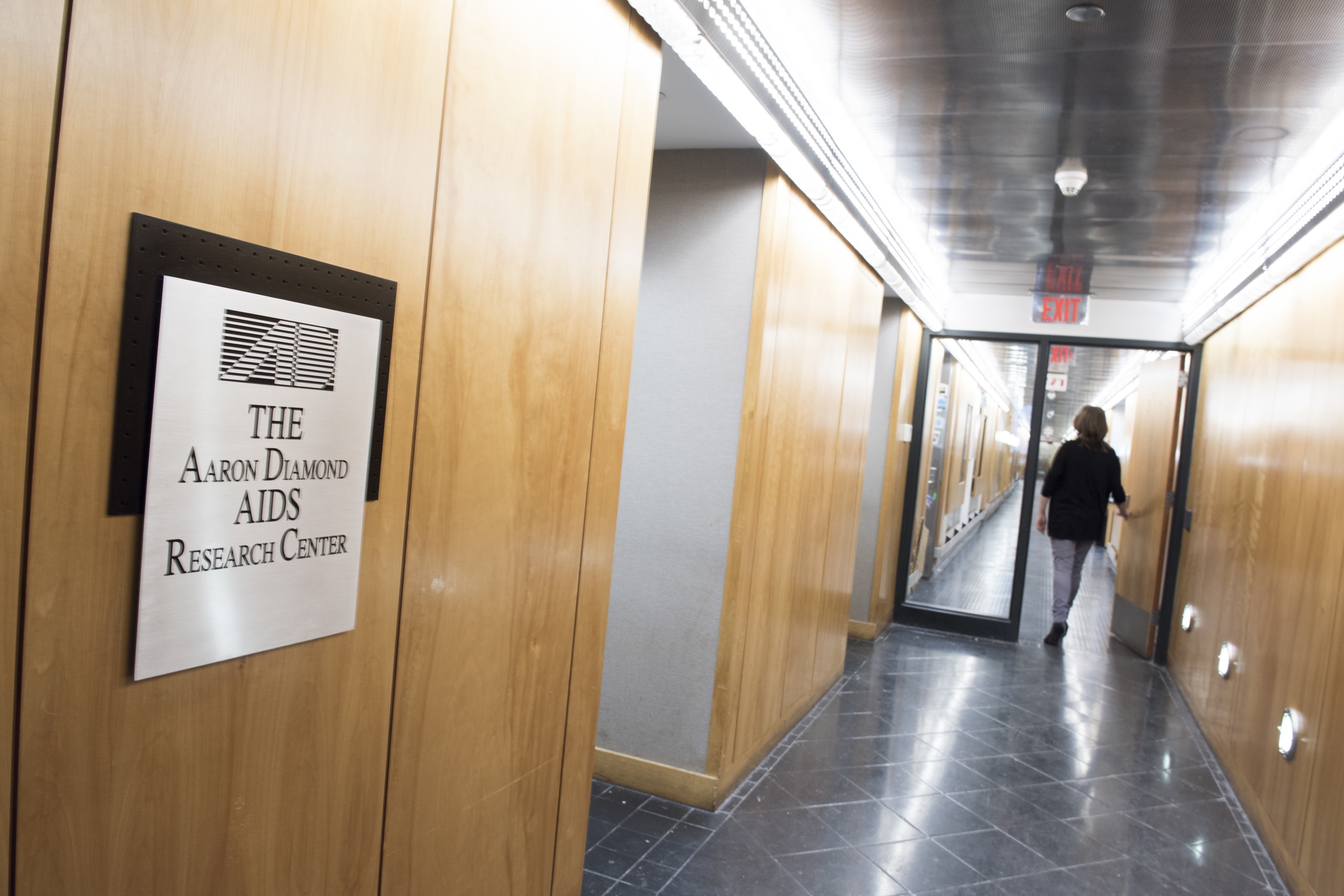 Entryway of the Aaron Diamond AIDS Research Center