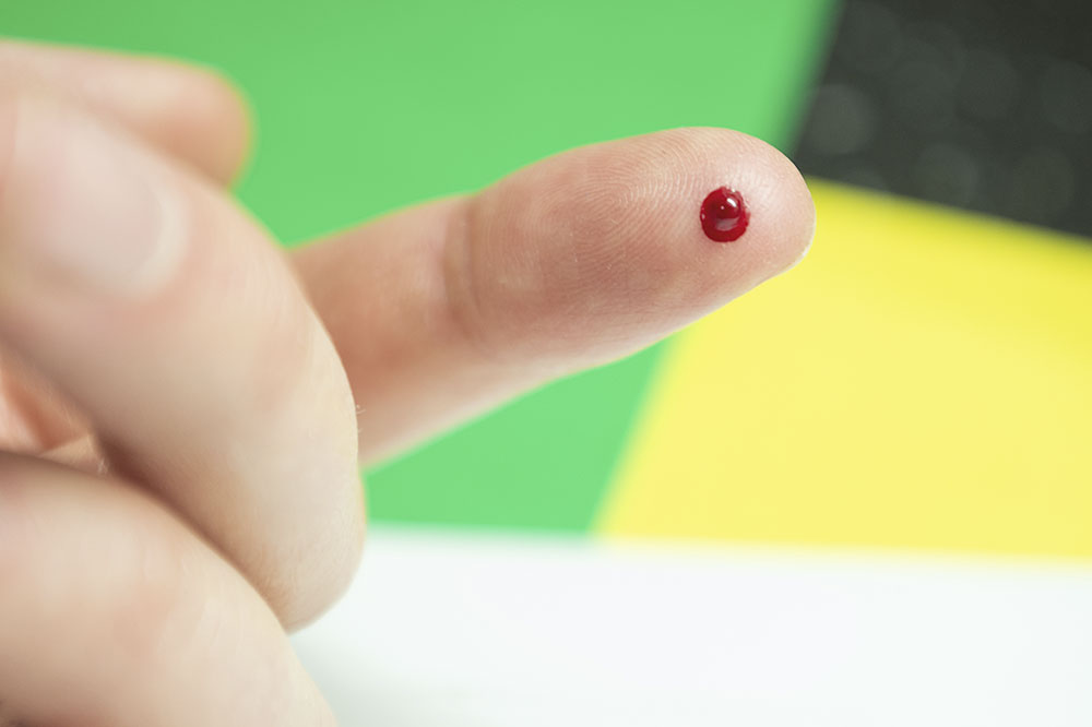 Blood droplet