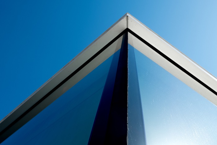 Architectural detail of River Campus