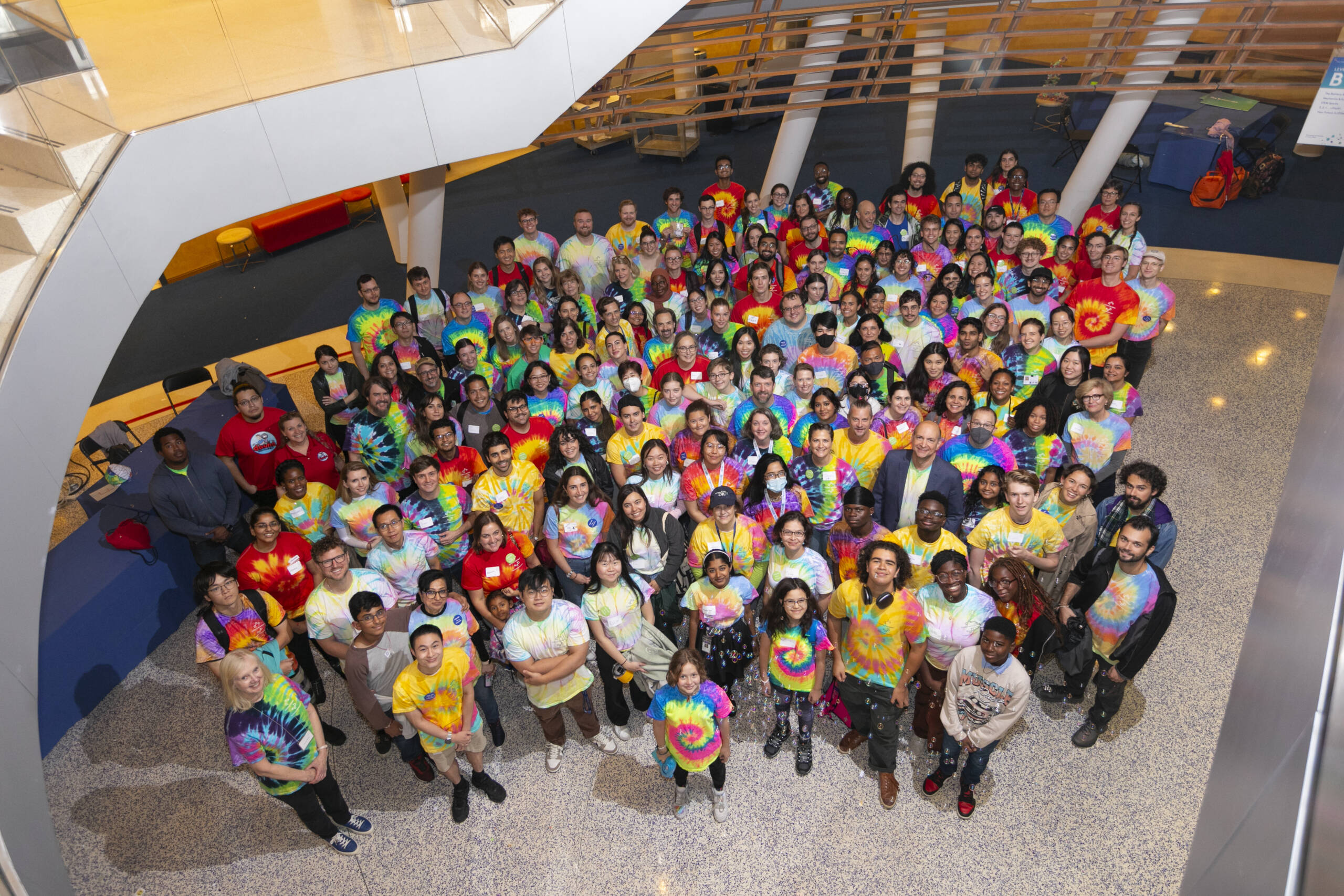 Science Saturday isn’t just for kids—scientists and staff put their all into creating learning stations, running booths, and directing attendees throughout the campus.