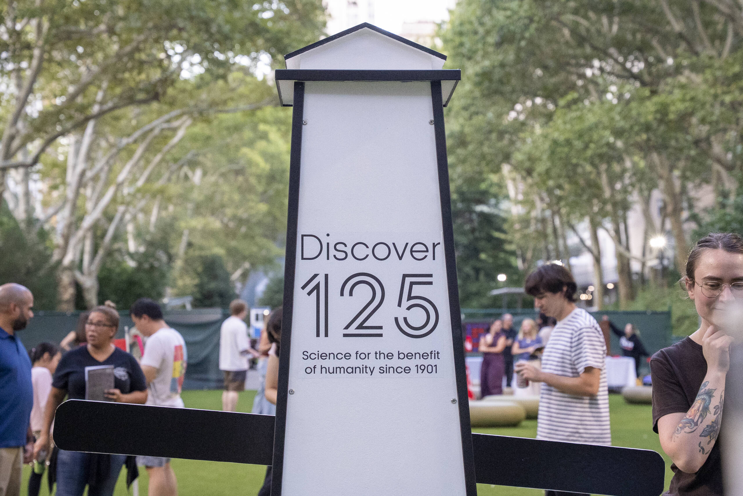 Signage at the event