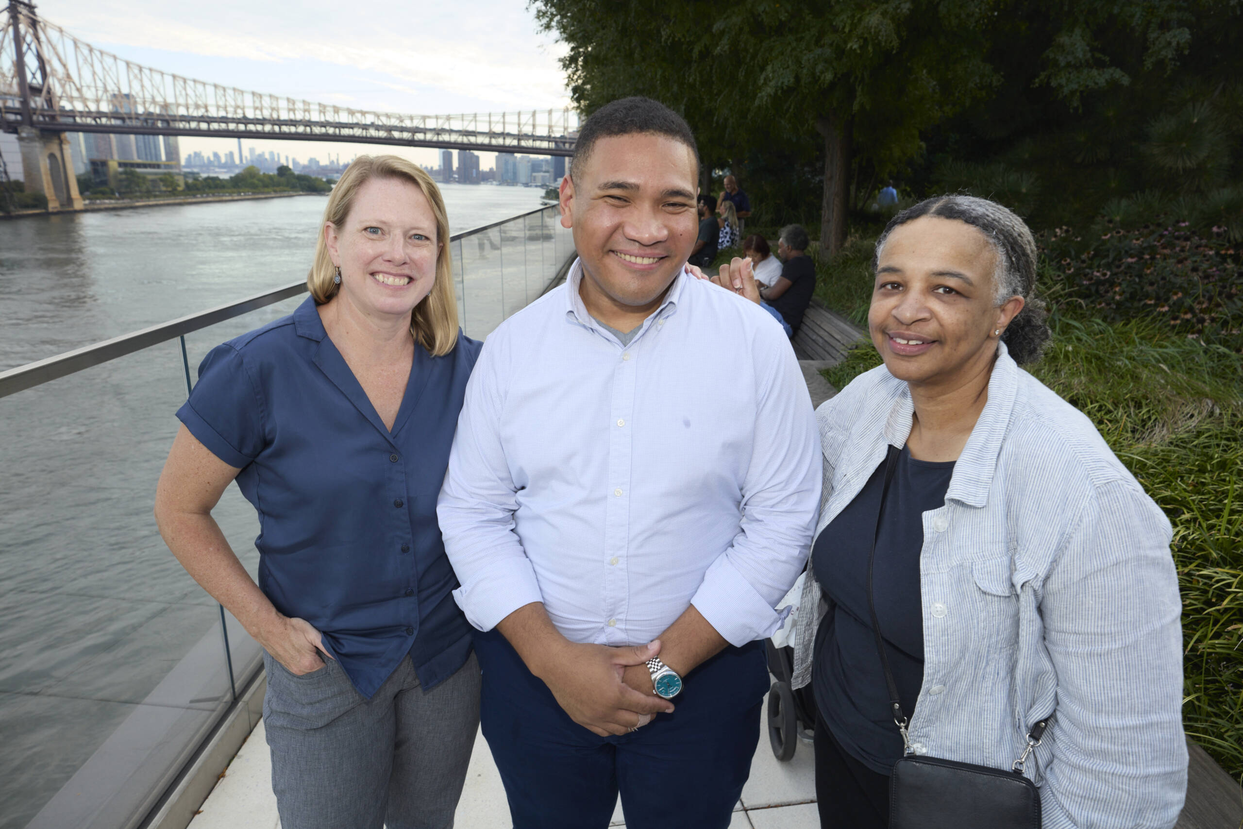 Emily Harms, Kevin German, and Andrea Morris