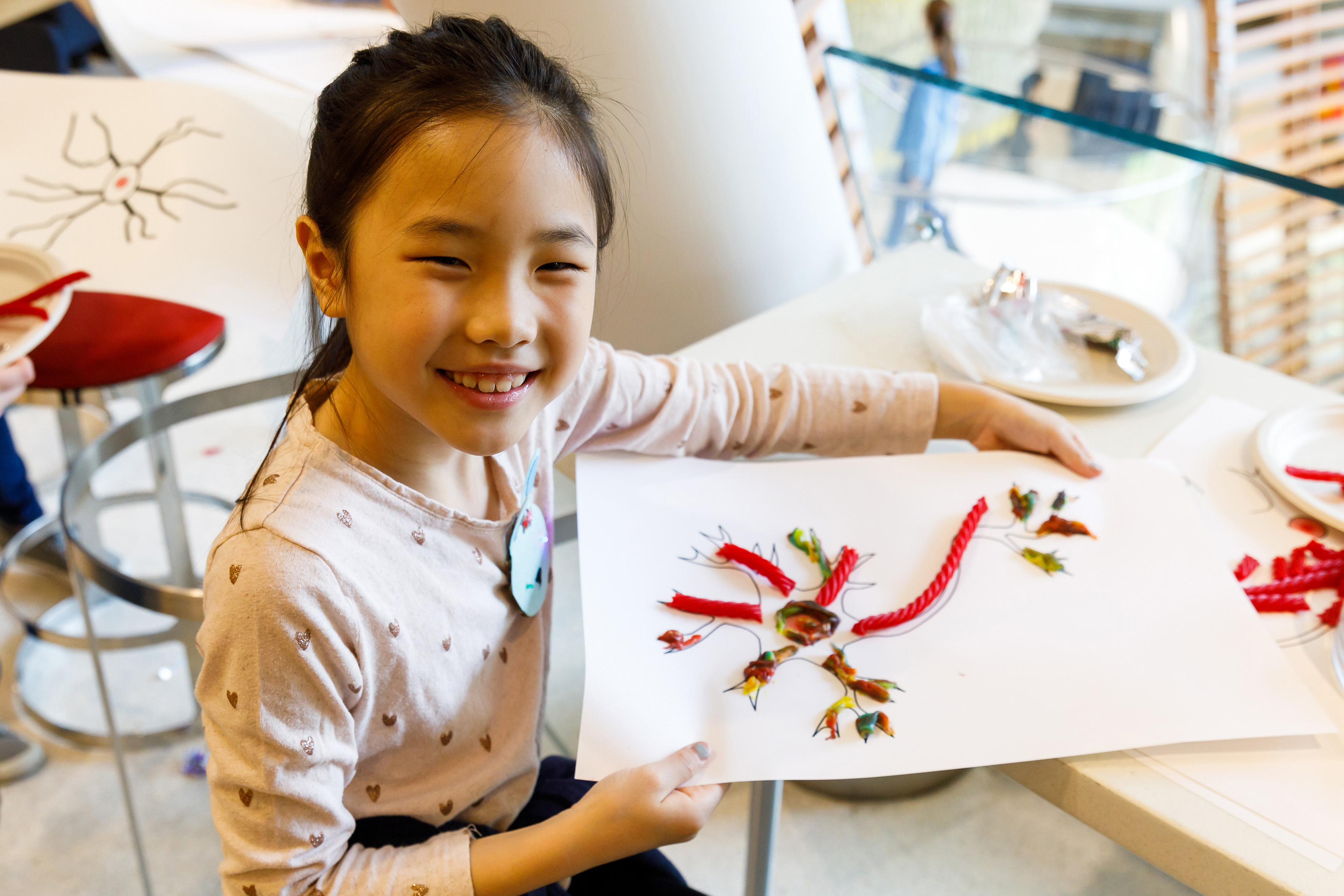 Using candy to illustrate neurons