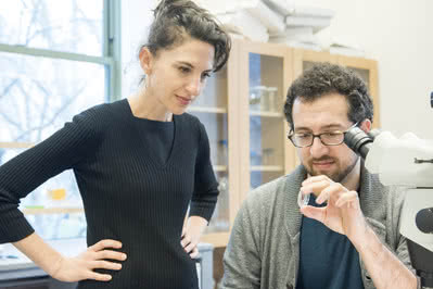 Vanessa Ruta and Raphael Cohn in Ruta Lab