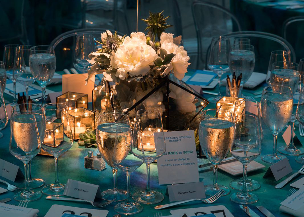 Dinner tent ambiance