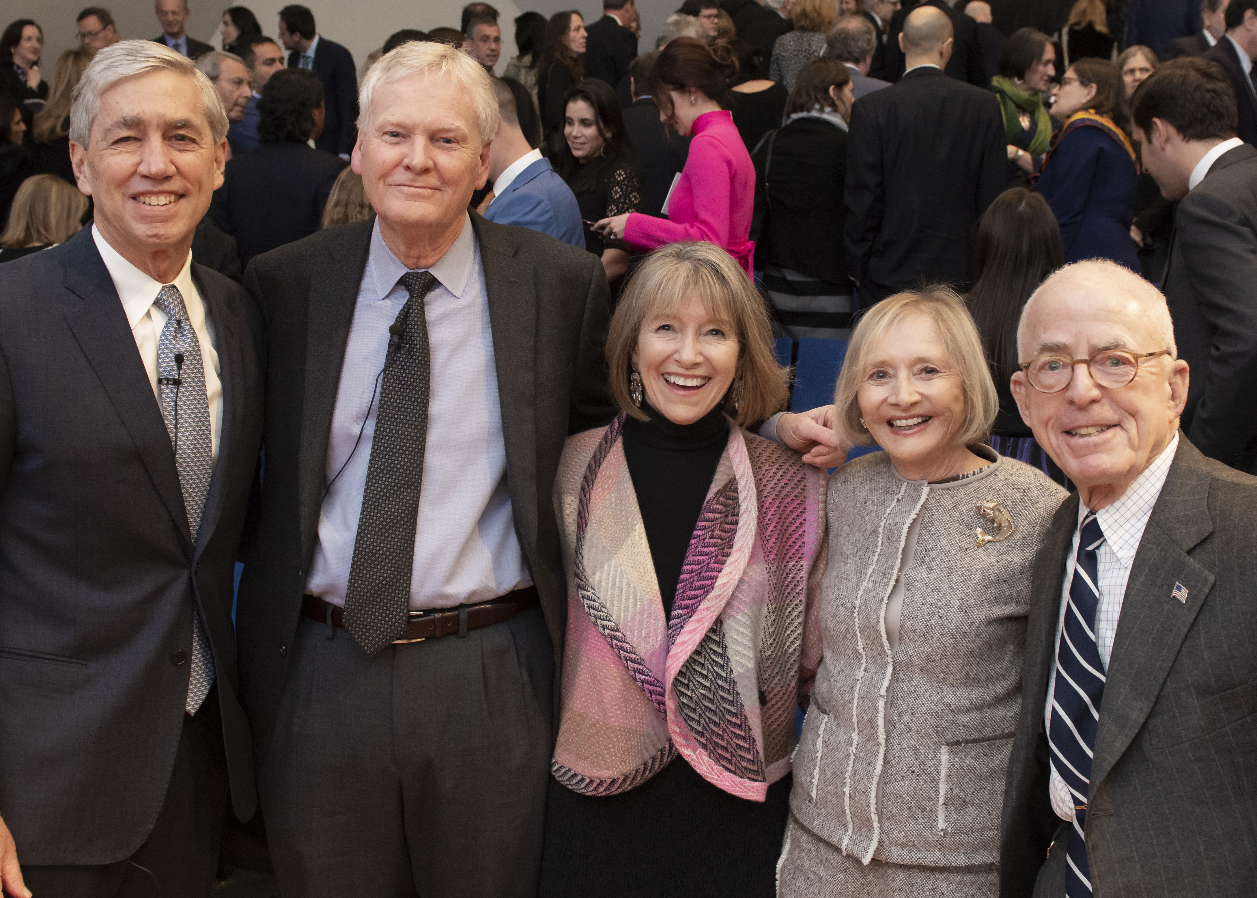 Rick Lifton, Mike Young, Laurel Eckhardt, and Pat and John Rosenwald