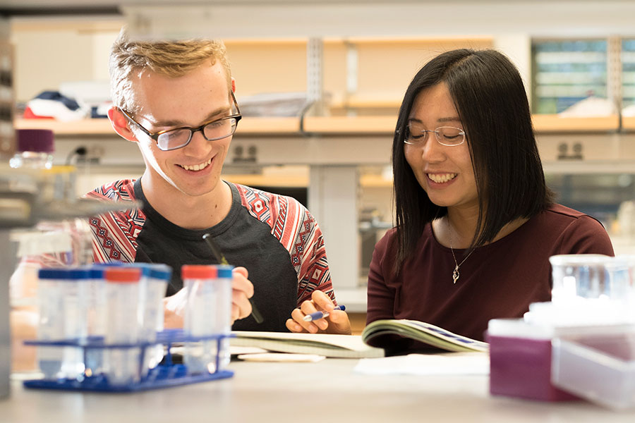 Li Zhao and lab member